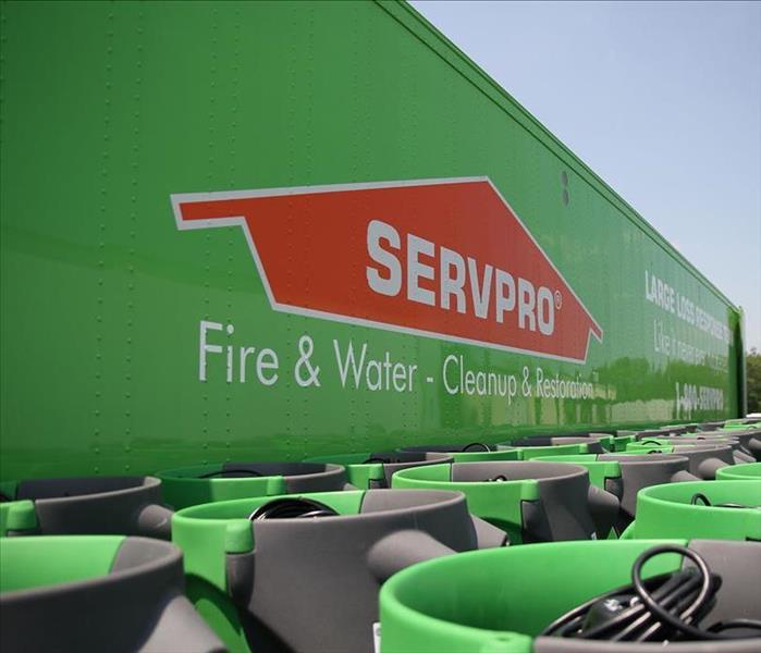 SERVPRO logo & equipment